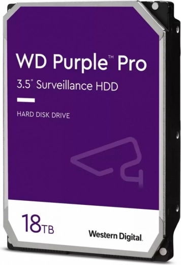 Εσωτερικός σκληρός δίσκος WD Purple Pro 18 TB 3,5" SATA III 7200 σ.α.λ. 512 MB cache