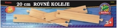 Maxim ευθείες ράγες 20 cm – σετ 4 τεμ.