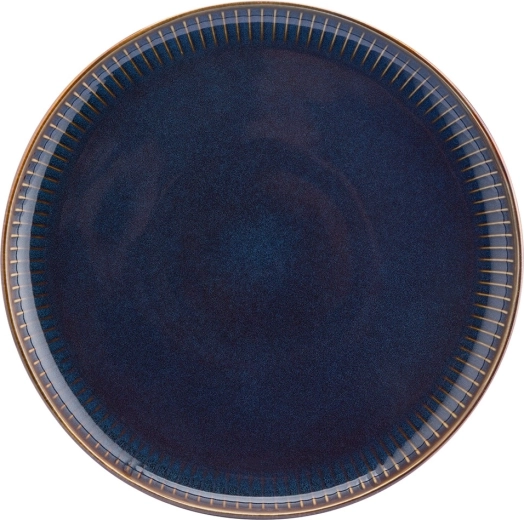 Altom ρηχό πιάτο Reactive stripes 26 cm σκούρο μπλε
