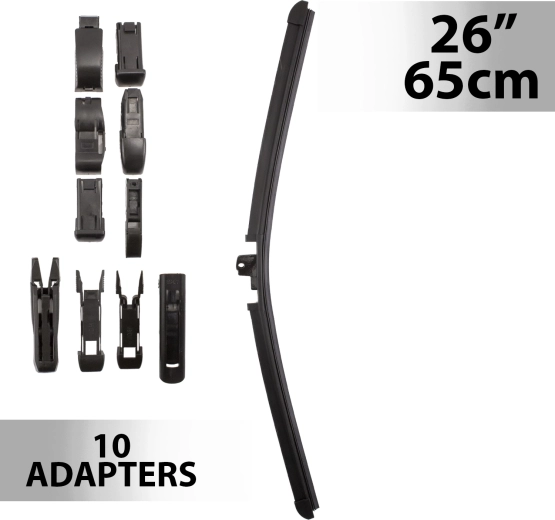 Υαλοκαθαριστήρας Carguard 26"/65 cm με 10 αντάπτορες