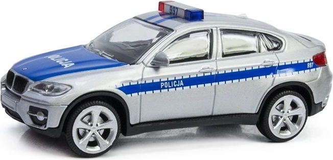 Αστυνομικό αυτοκίνητο Rastar BMW X6 1:43 - 1 τεμάχιο