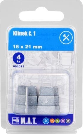 Ξύλινες σφήνες για λαβή 16 × 21 mm (4 τεμ.)