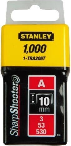 Σύρματα 10 mm τύπου A STANLEY, 1000 τεμ.