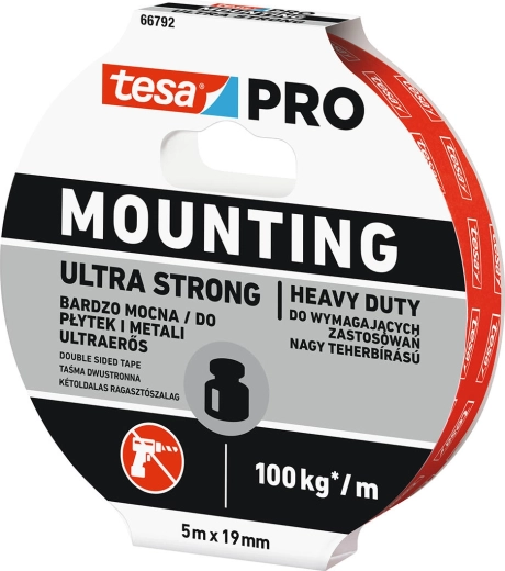 Ταινία στερέωσης Ultra Strong 19 mm × 5 m Tesa