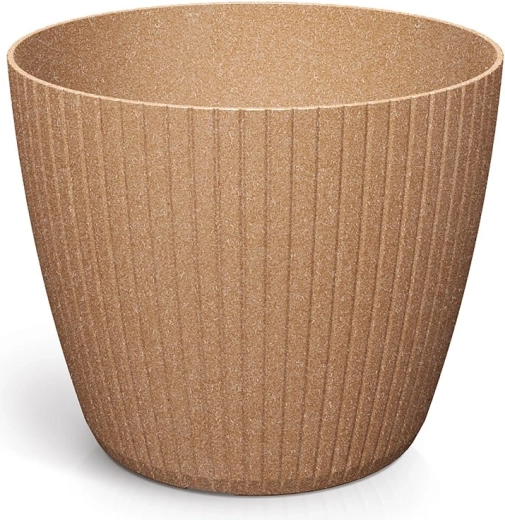 Γλάστρα Lamia Eco Wood 23,8 cm naturo