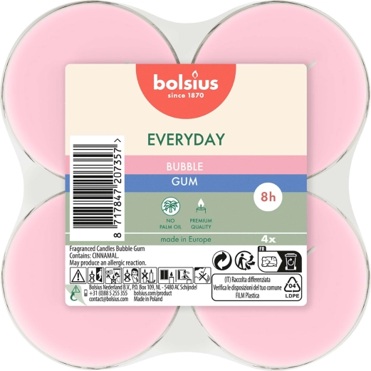 Maxi ρεσώ Bubble Gum, σετ 4 τεμαχίων