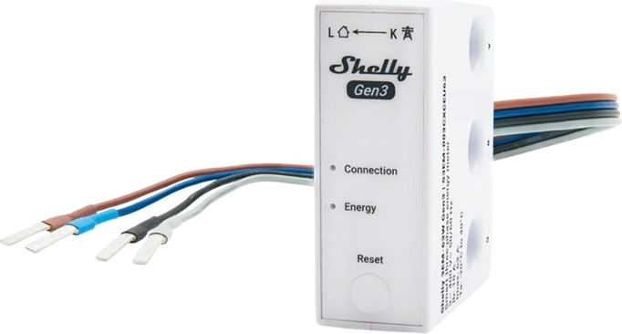 Μετρητής κατανάλωσης ενέργειας Shelly 3EM Gen3 WiFi