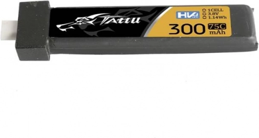 Μπαταρίες LiPo Tattu 300 mAh 3,8 V 75C 1S HV BT2.0 (5 τεμ.)