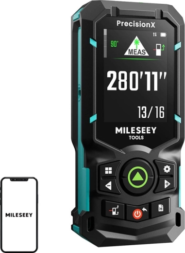 Mileseey S50 αποστασιόμετρο λέιζερ με πράσινο λέιζερ 120 m