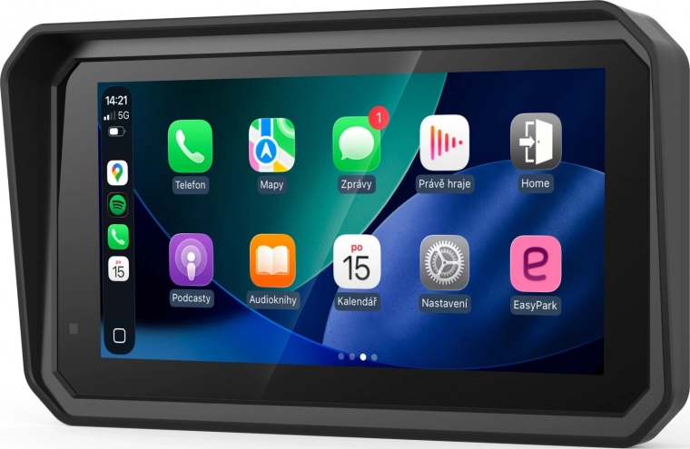 Οθόνη μοτοσυκλέτας με ασύρματο CarPlay και Android Auto - 1 τεμάχιο