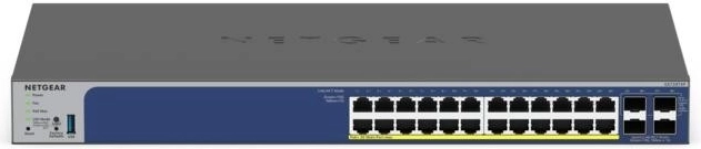 Έξυπνος διακόπτης NETGEAR GS728TXP 24GE PoE+ 4SFP+