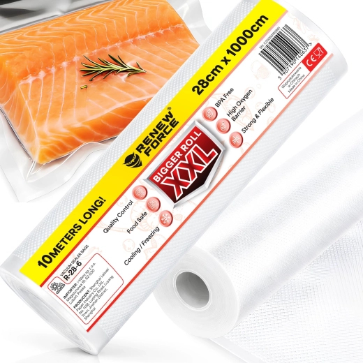 Σακούλα σε ρολό για συσκευή vacuum RENEW FORCE 28 cm × 10 m