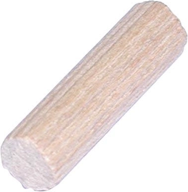 Ραβδωτά ξύλινα καβίλια 8 × 30 mm, συσκευασία 50 τεμ., FSC
