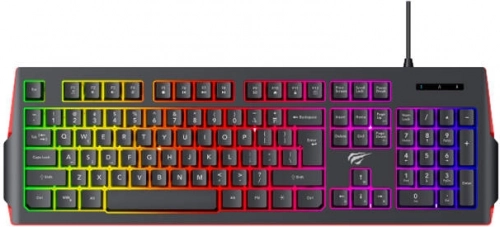 Μεμβρανικό gaming πληκτρολόγιο HAVIT με φωτισμό RGB