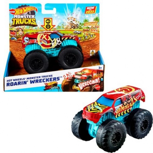Hot Wheels Monster Trucks Race Ace με εφέ ήχου και φωτός 1:43 – Bone