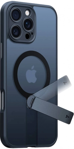 Torras Pstand Spin θήκη για iPhone 16 Pro μαύρη