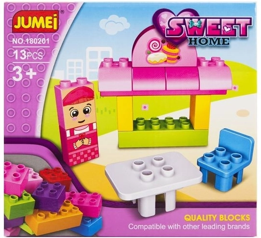 Κύβοι Jumei Sweet home ζαχαροπλαστείο (13 τεμάχια, 20 × 19 cm) - 1 τεμάχιο