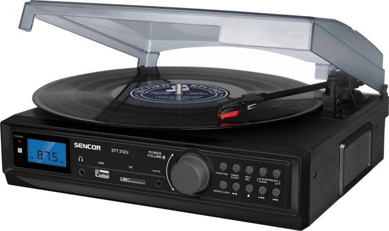 Πικάπ με δέκτη FM, USB/SD, MP3 και Bluetooth