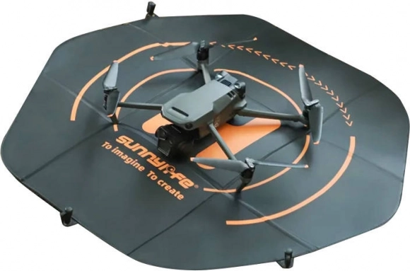 Διπλής όψης χαλάκι προσγείωσης για drones Sunnylife 80 cm εξάγωνο