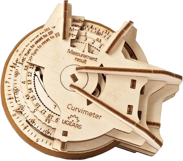 UGEARS ξύλινο μηχανικό κυρτόμετρο STEM – 3D παζλ (οπιομέτρο)