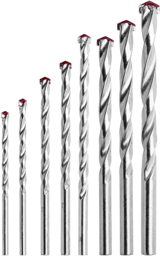 Σετ δομικών τρυπανιών 3–10 mm, 8 τεμάχια