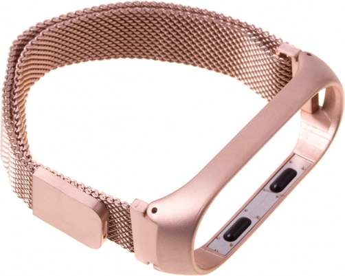 Μεταλλικό μαγνητικό λουράκι για Xiaomi Mi Band 3/4 – ροζ χρυσό