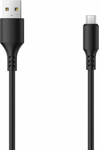 Setty καλώδιο USB – microUSB 1 m 1 A μαύρο
