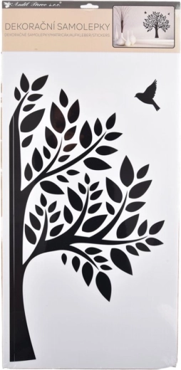 Αυτοκόλλητο τοίχου Δέντρο μαύρο 32 × 60 cm