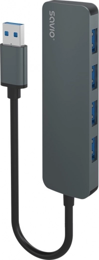 Savio USB hub 4 θυρών 3.1 Gen 1 (USB‑A)