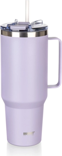 Θερμοποτήρι με χερούλι 1200 ml λιλά TWAIN
