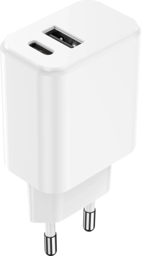 Setty φορτιστής τοίχου 20 W με USB‑C και USB