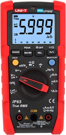 Επαγγελματικό ψηφιακό πολύμετρο UNI-T UT191E True RMS IP65
