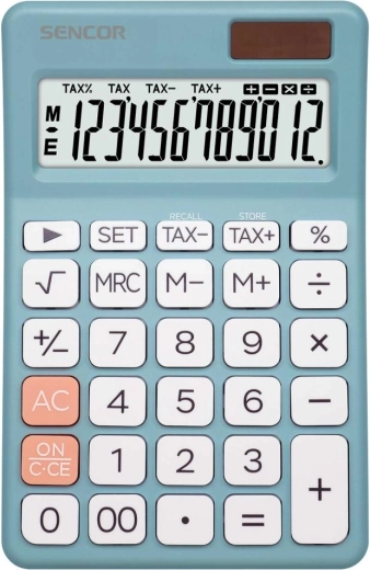 Επιτραπέζια αριθμομηχανή Sencor SEC 381 Tax Blue