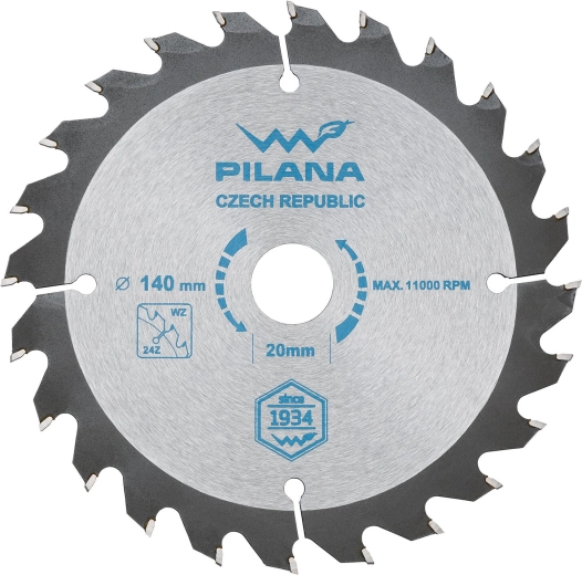 Δισκοπρίονο PILANA SK 5255 WZ 140 mm, 24 δόντια, 20 mm