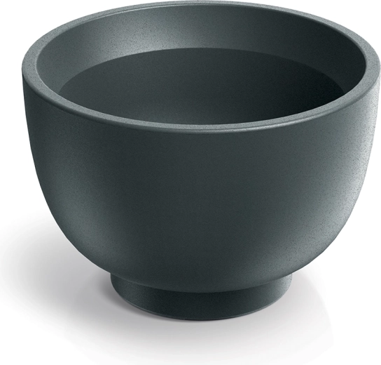 Γλάστρα Vivos Round 40 cm γραφίτη