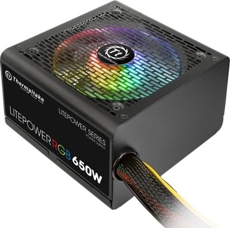 Thermaltake Litepower II Black 750 W – τροφοδοτικό ATX με ενεργό PFC και αθόρυβο ανεμιστήρα 120mm
