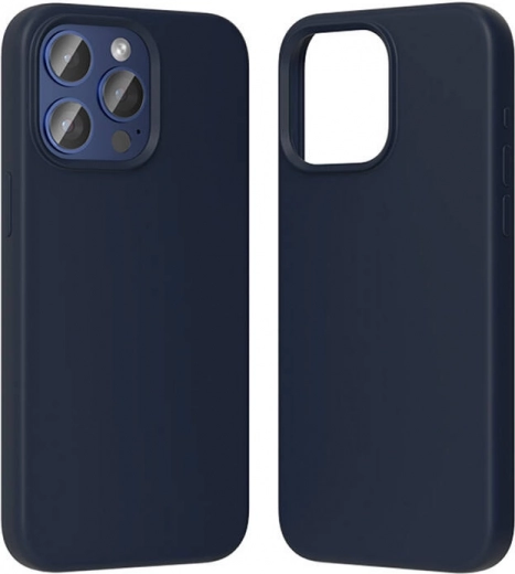 Θήκη σιλικόνης Vention για iPhone 15 Pro Max, μπλε, με υποστήριξη MagSafe