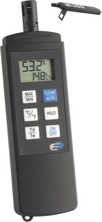 Ψηφιακό θερμόμετρο και υγρόμετρο TFA Dewpoint Pro με κλιπ