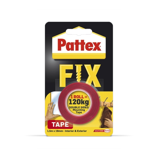 Pattex ταινία διπλής όψης 120 kg, 1,5 m