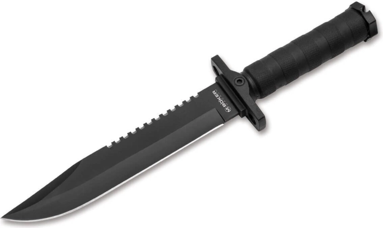 Survival μαχαίρι Magnum John Jay 20,5 cm, μαύρο, FRN, πλαστική θήκη