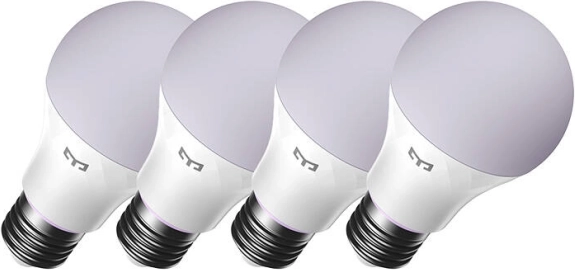 Yeelight W4 L έξυπνη RGB LED λάμπα E27, σετ 4 τεμαχίων