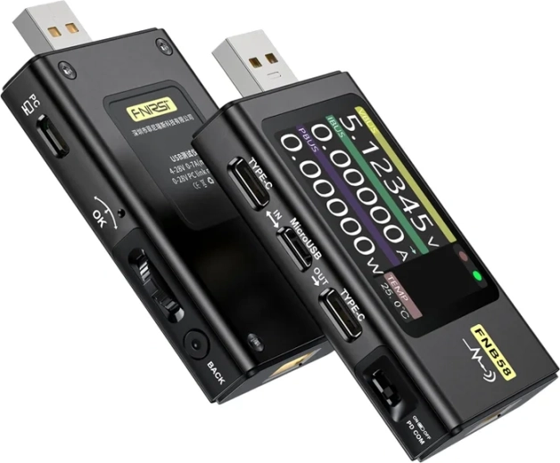 Fnirsi FNB58 tester θυρών USB μαύρο