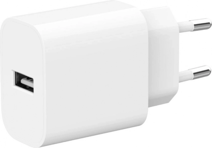 Επιτοίχιος φορτιστής USB‑A 2,4 A – λευκός