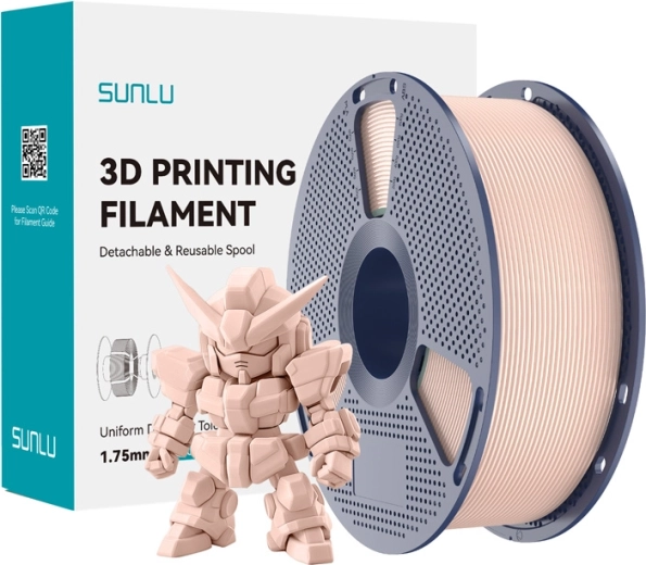 Νήμα Sunlu PLA+ 2.0 filament pro 3D tisk μπεζ 1,75 mm