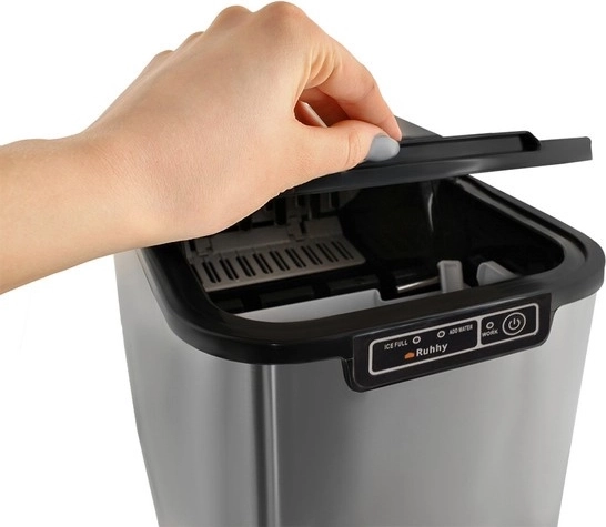Διάφανο καπάκι και ενδεικτικές λυχνίες LED για ευδιάκριτη λειτουργία