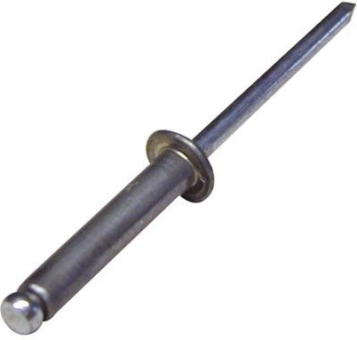 Τυφλό πριτσίνι 4,8 × 10 mm χάλυβας/χάλυβας (50 τεμ.)