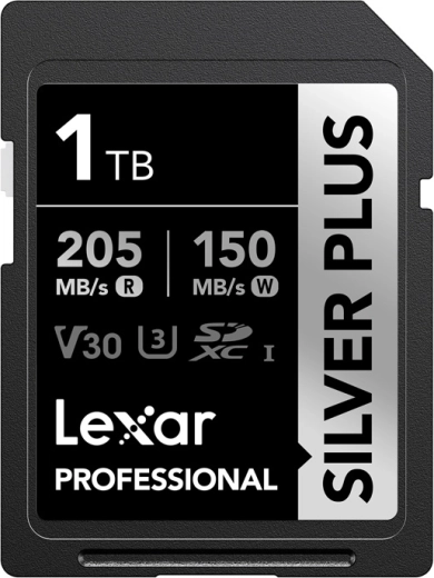 Κάρτα μνήμης Lexar Professional Silver Plus SDXC 1 TB