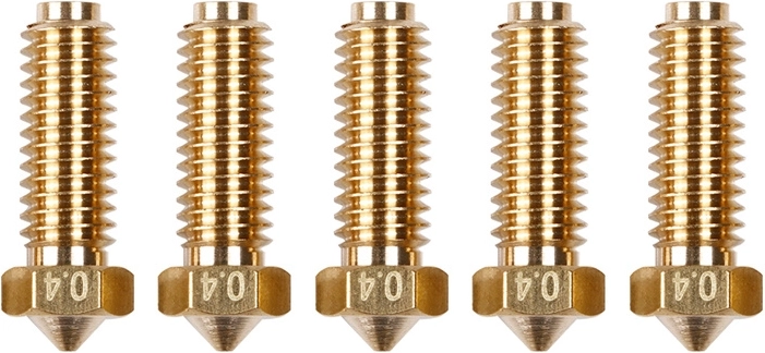 Ορειχάλκινες μύτες 0,4 mm για Anycubic Kobra 2 (5 τεμ.)