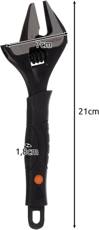 Ακριβής κοχλιωτή ρύθμιση 0–35 mm με κλίμακα