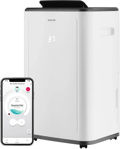 Έξυπνος φορητός αφυγραντήρας Sencor SDH 2028WH με Wi-Fi